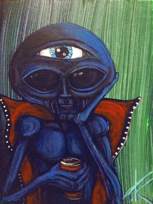 alien art libations by Tim Kelly similar alien bar drinks liquor happy hour beer