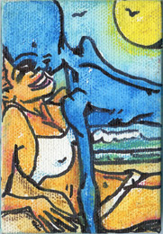 alien art surf beach by Tim Kelly similar alien ocean