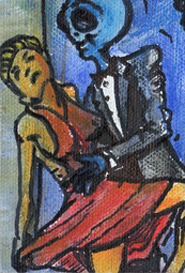 Aliens in Love acrylic painting by Tim Kelly Similar Alien dance
