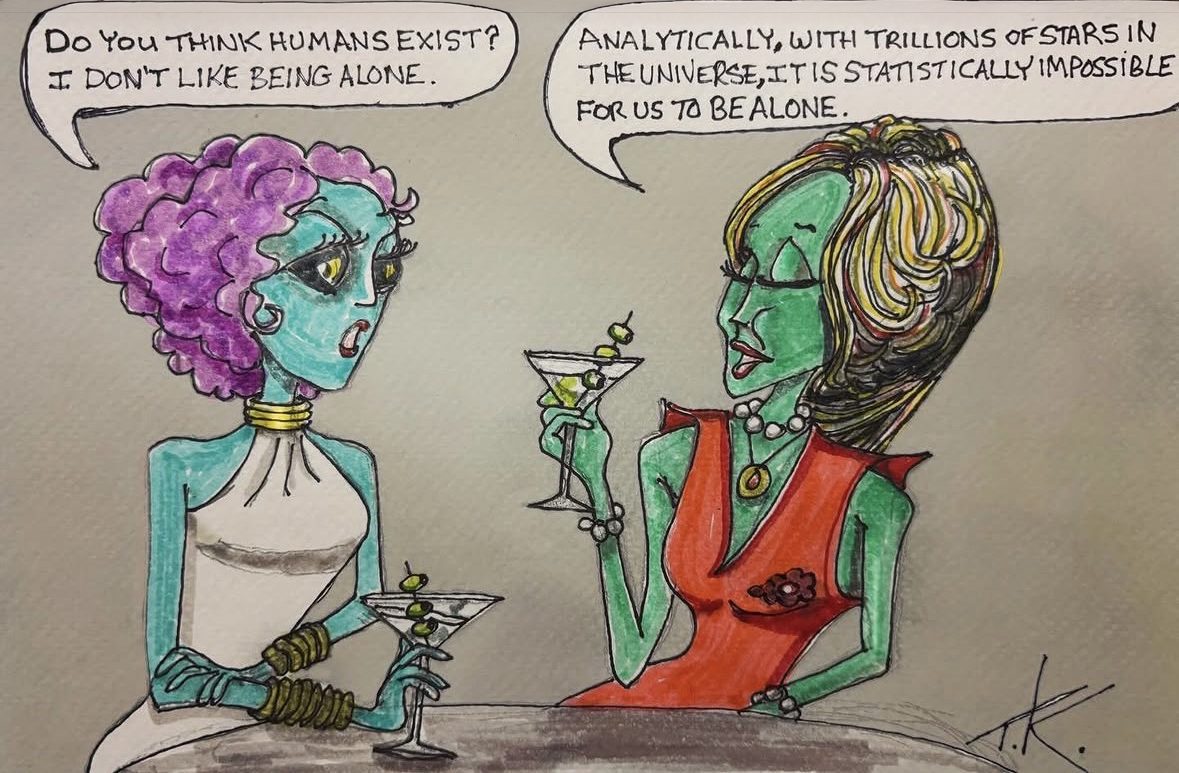 alien art libations by Tim Kelly similar alien bar drinks liquor happy hour martini friends