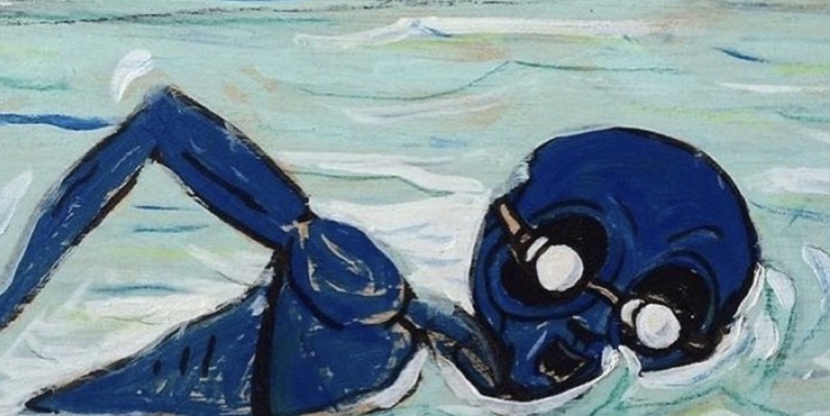 alien art sports by Tim Kelly similar alien activity swim