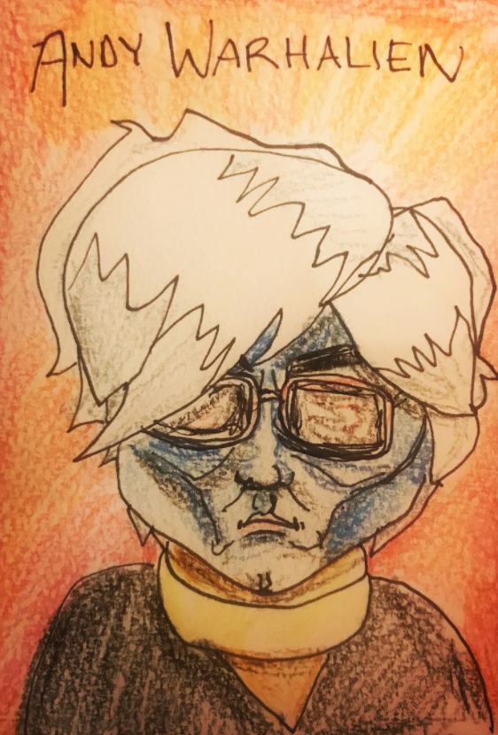 Alien Andy Warhol Andy Warhalien
Created by Tim Kelly Similar Alien