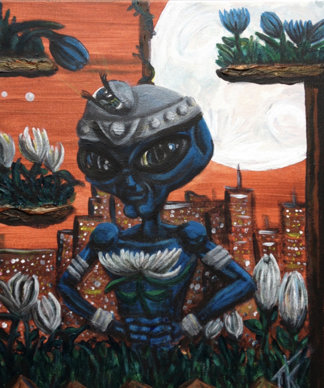 Similar Alien Flowers alien art all seeing eye beauty everywhere